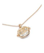 LIUJO CRYSTAL Necklace with charm gold rose - Necklaces - 3