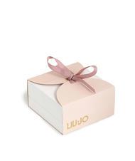 LIUJO CRYSTAL Necklace with charm gold rose - Necklaces - 4