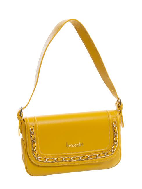 NORA Leather shoulder bag yellow - Women&rsquo;s Bags
