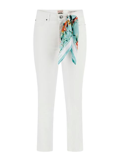1981 CAPRI Skinny jeans with scarf purwhite - Jeans