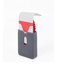 PIQUADRO URBAN Leather card holder Grey - Men’s Wallets - 3