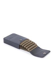 PIQUADRO URBAN Leather card holder blue - Men’s Wallets - 2