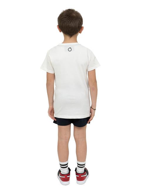 TOMASI Cotton t-shirt and Bermuda shorts set off white - Children's tracksuits