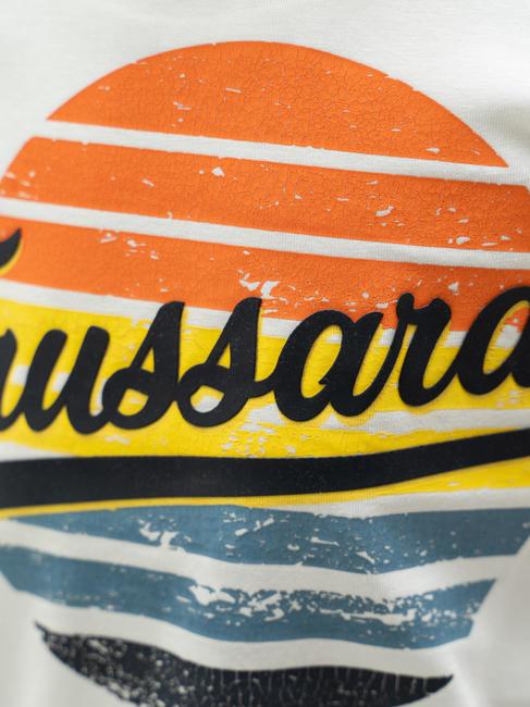 TOMASI Cotton t-shirt and Bermuda shorts set off white - Children's tracksuits