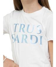 TRUSSARDI LIMEO Cotton t-shirt and Bermuda shorts set whit/azure - Children's tracksuits - 3
