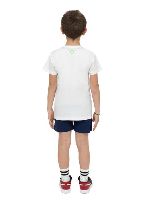 MARIS Cotton t-shirt and Bermuda shorts set white/ind. - Children's tracksuits