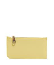 GUESS METALLIC LOGO Zipped card holder yellow - Women’s Wallets - 2