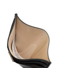 GUESS TRIANGLE LOGO Large flat card holder BLACK - Women’s Wallets - 4