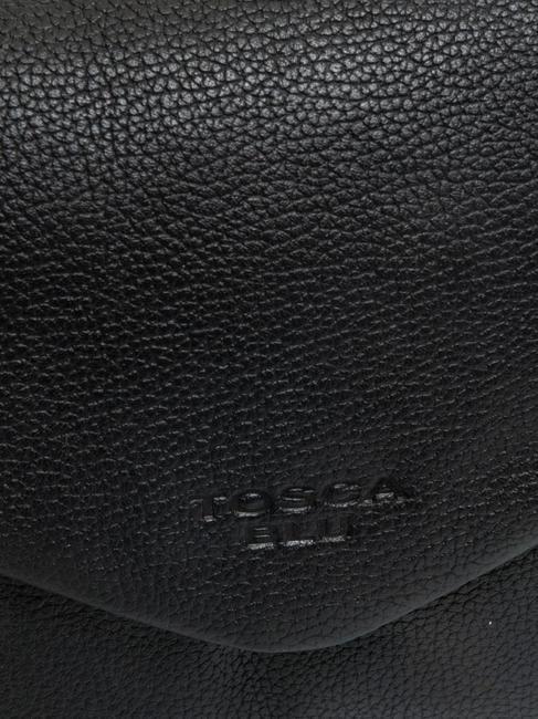 MAGNOLIA Leather shoulder bag with flap Black - Women’s Bags