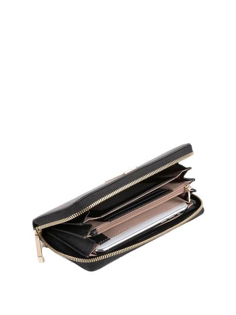 DAFNE Zip around wallet Black - Women’s Wallets