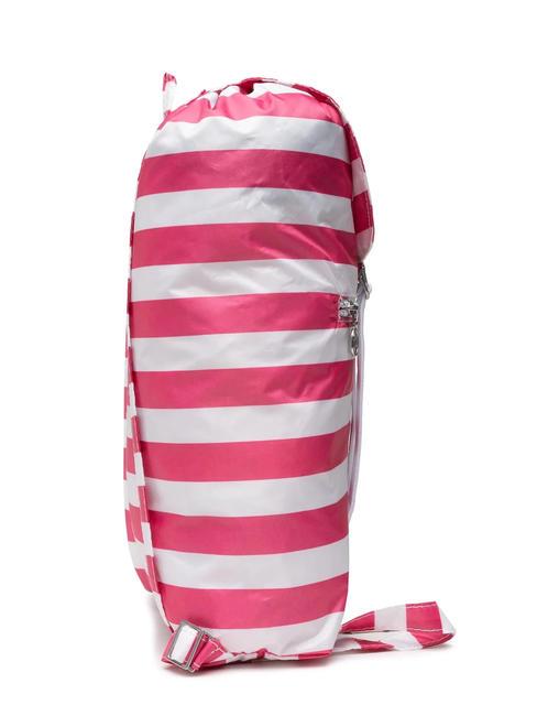 MINISAC VINTAGE Foldable backpack pink white - Backpacks & School and Leisure