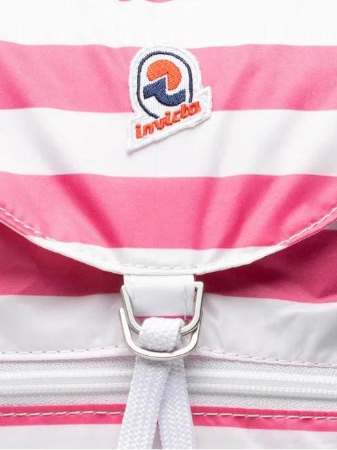 MINISAC VINTAGE Foldable backpack pink white - Backpacks & School and Leisure