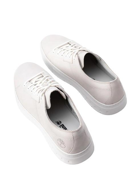 MAPLE GROVE  Leather sneakers white nubuck - Men’s shoes