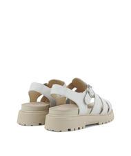 TIMBERLAND CLAIREMONT WAY Buckle sandals white full grain - Women’s shoes - 4