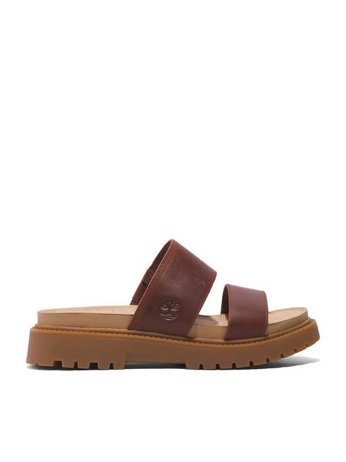 CLAIREMONT WAY Sandals dark red full grain - Women’s shoes