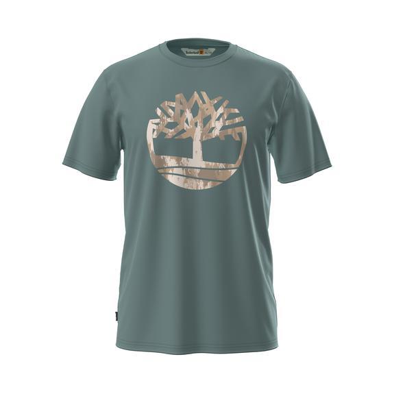 KENNEBEC RIVER TREE LOGO Cotton T-shirt sea pine - T-shirt