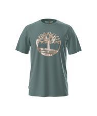 TIMBERLAND KENNEBEC RIVER TREE LOGO Cotton T-shirt sea pine - T-shirt - 3