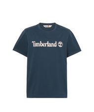 TIMBERLAND KENNEBEC RIVER TREE LOGO  Cotton T-Shirt dark sapphire - T-shirt - 4