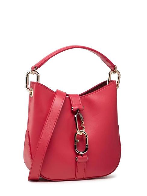 SIRENA Leather mini bag with shoulder strap poppy - Women’s Bags