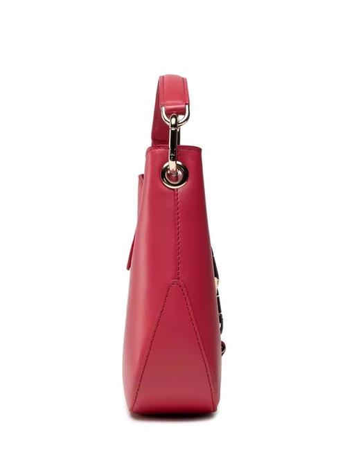 SIRENA Leather mini bag with shoulder strap poppy - Women’s Bags