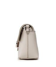 FURLA CHARLOTTE Mini leather shoulder bag pearl - Women’s Bags - 3
