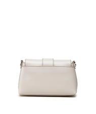 FURLA CHARLOTTE Mini leather shoulder bag pearl - Women’s Bags - 5