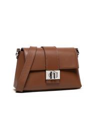 FURLA CHARLOTTE Mini leather shoulder bag cognac - Women’s Bags - 2
