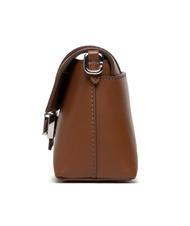 FURLA CHARLOTTE Mini leather shoulder bag cognac - Women’s Bags - 3