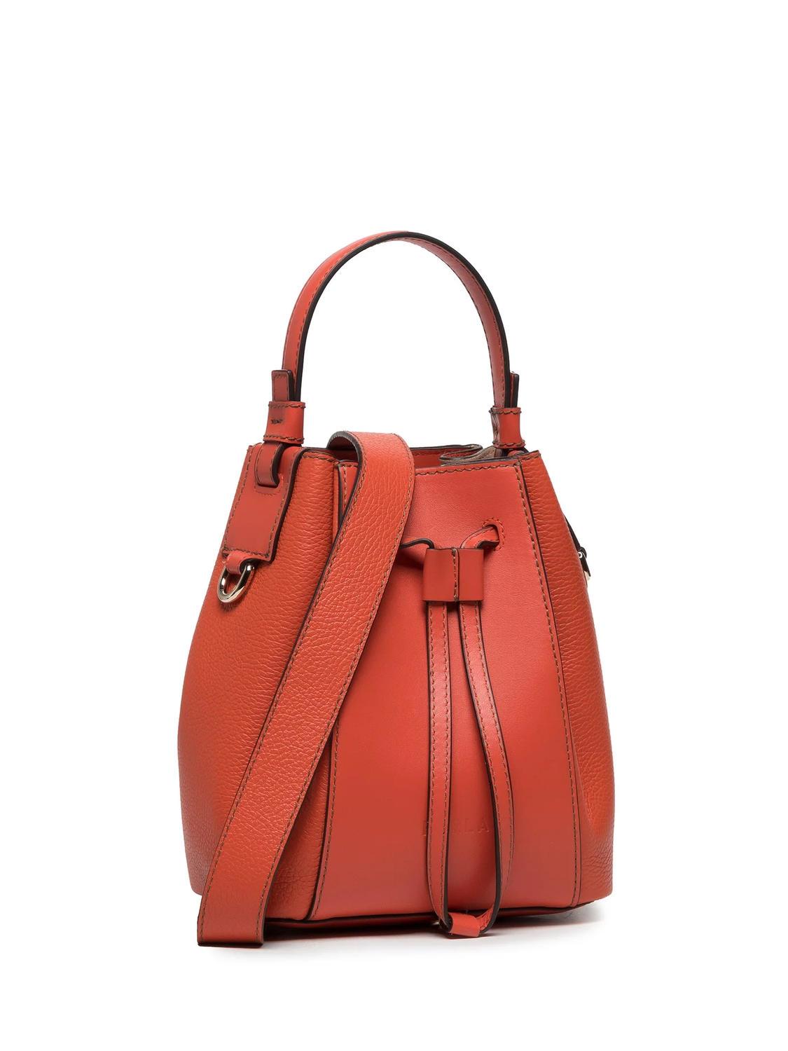 Furla Miastella Bucket Mini Bag Tangerine Buy At Outlet Prices