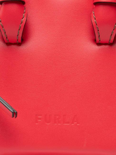 MIASTELLA Leather handbag with shoulder strap flame - Women’s Bags