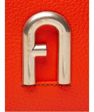 FURLA PRIMULA Shoulder bag, in leather tangerine - Women’s Bags - 5