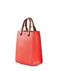 FURLA VARSITY STYLE Vertical leather bag with shoulder strap spritz+greige - Women’s Bags - 3