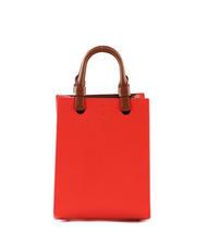 FURLA VARSITY STYLE Vertical leather bag with shoulder strap spritz+greige - Women’s Bags - 4