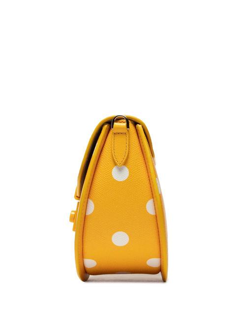 METROPOLIS Mini printed leather bag pollen+black tones - Women’s Bags