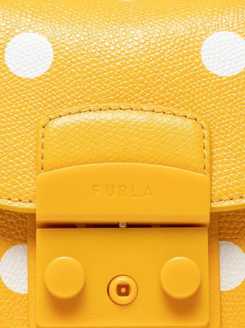 METROPOLIS Mini printed leather bag pollen+black tones - Women’s Bags