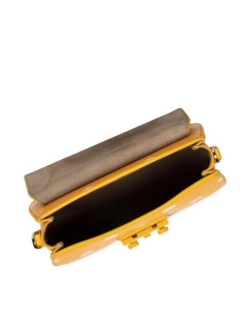 METROPOLIS Mini printed leather bag pollen+black tones - Women’s Bags