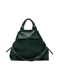 GIANNI CHIARINI DUNA Leather handbag with shoulder strap deep green - Women&rsquo;s Bags - 2