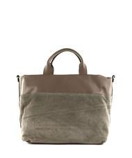 GIANNI CHIARINI DUNA Leather handbag with shoulder strap light grey - Women&rsquo;s Bags - 4