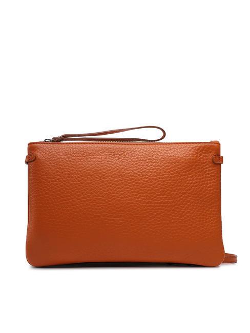 HERMY Hammered leather clutch bag juice-nature - Women&rsquo;s Bags