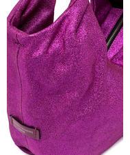 GIANNI CHIARINI AGNESE Bag in laminated leather hot pink - Women’s Bags - 4