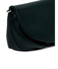 GIANNI CHIARINI ADELE Leather clutch bag with metal shoulder strap deep green - Women&rsquo;s Bags - 3