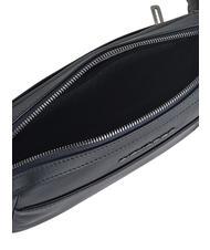 PIQUADRO NABUCCO Leather pouch blue - Hip pouches - 3