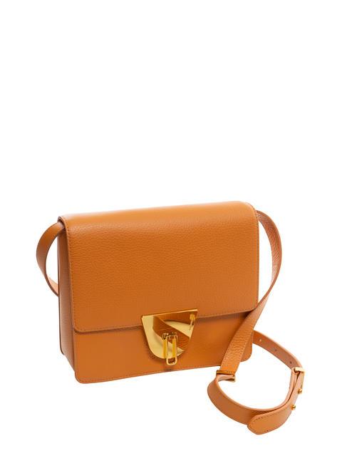 NICO Small leather shoulder bag paprika - Women’s Bags