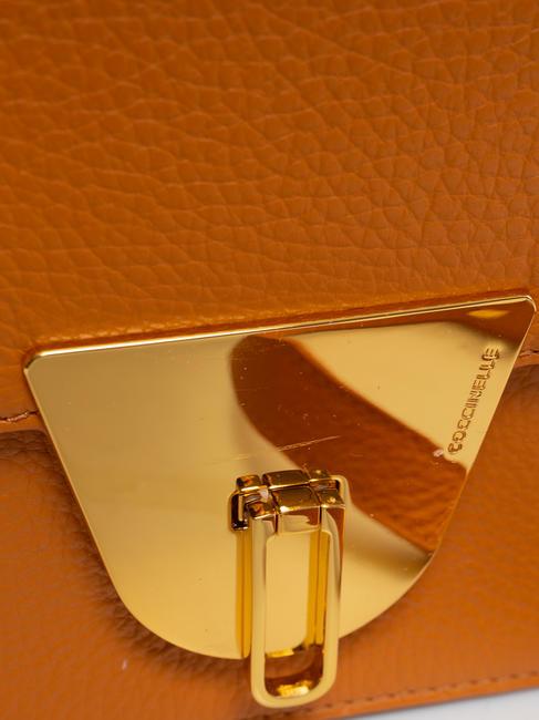 NICO Small leather shoulder bag paprika - Women’s Bags