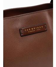 THE BRIDGE CARLOTTA Leather shoulder shopping bag - Women’s Bags