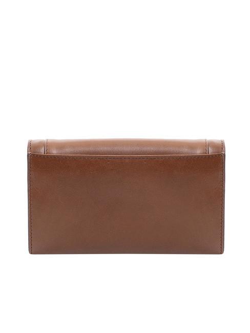CECILIA Large continental wallet in leather BROWN - Women&rsquo;s Wallets