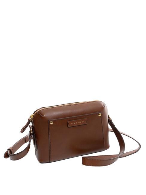 CECILIA Shoulder bag in leather BROWN - Women’s Bags