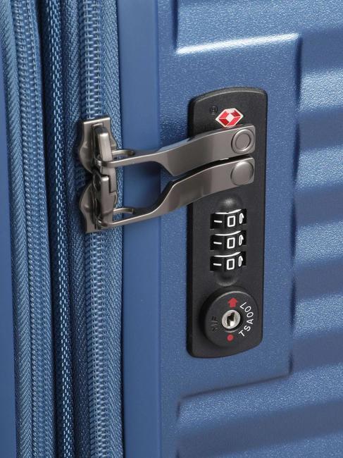 CELESTRA BLX Medium expandable trolley navy - Rigid Trolley Cases