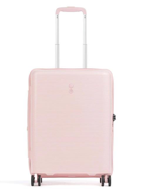 FORZA Set of 3 expandable trolleys: cabin+medium+large pink - Trolley Set