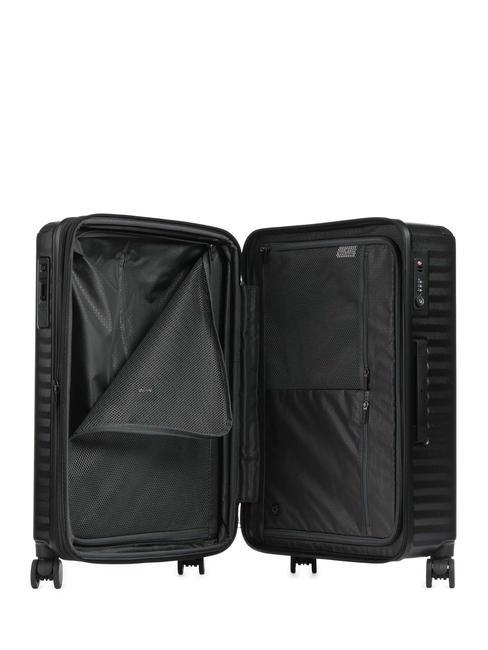 CELESTRA BLX Set of 3 trolleys: cabin, medium and large expandable black - Trolley Set
